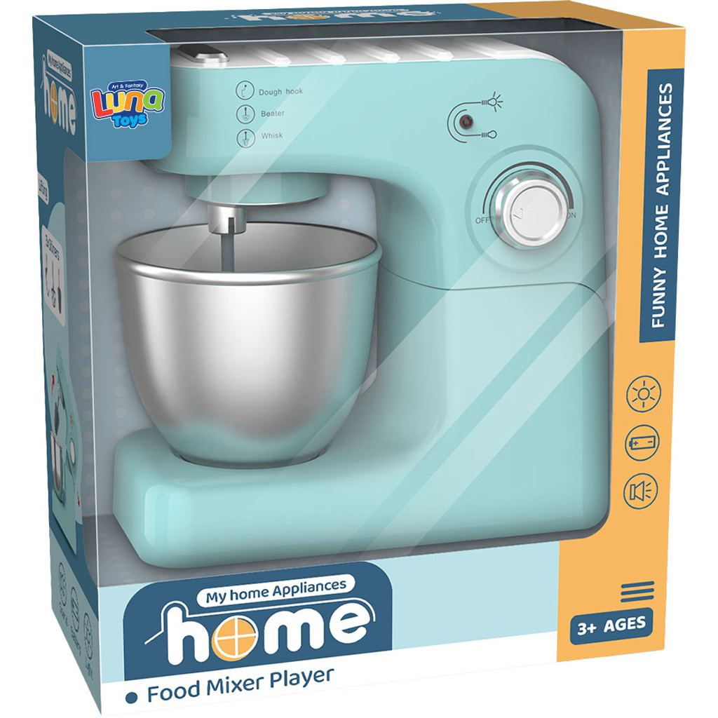 Luna: My Home kék konyhai robotgép fénnyel és hanggal