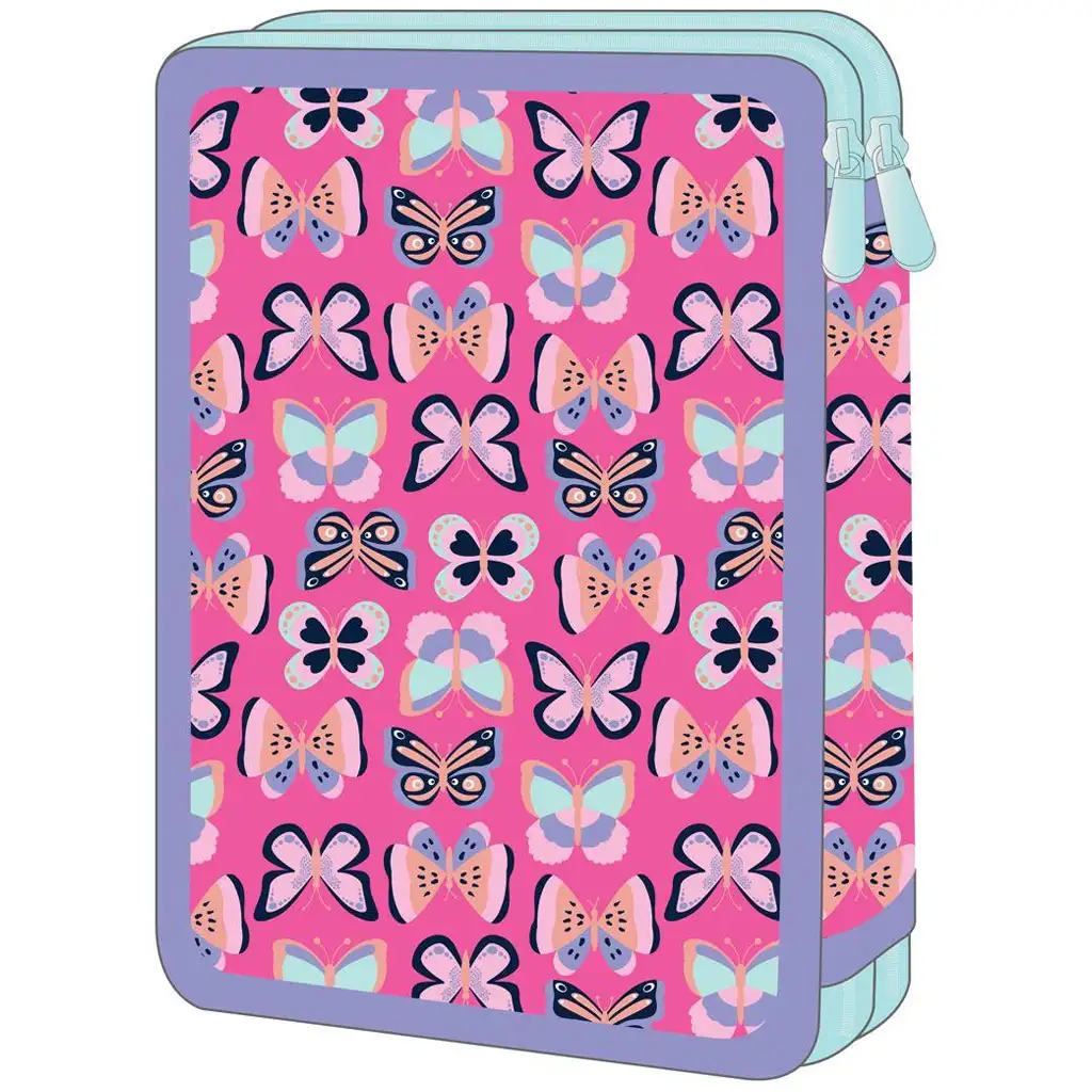 Luna: Must Team Life is Sweet pillangós 2 szintes tolltartó kép 2