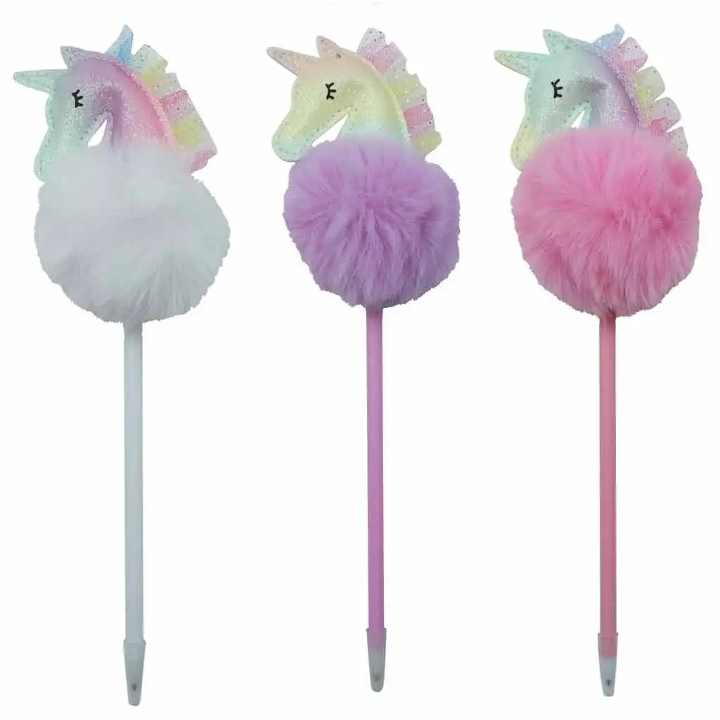 Luna: Pompom unikornis fejes ceruza többféle változatban 1db kép 2