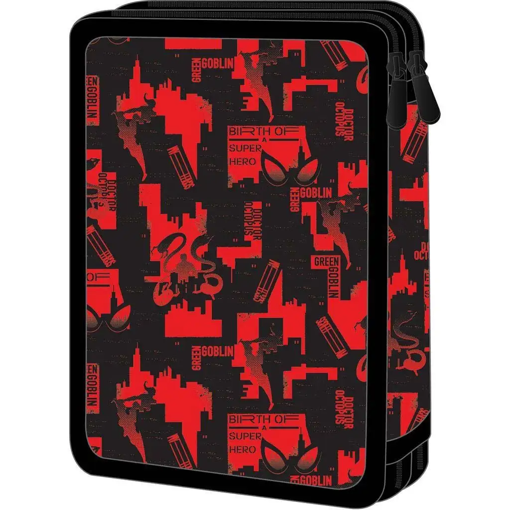 Luna: Spider 2 szintes töltött tolltartó – Eyes design kép 2