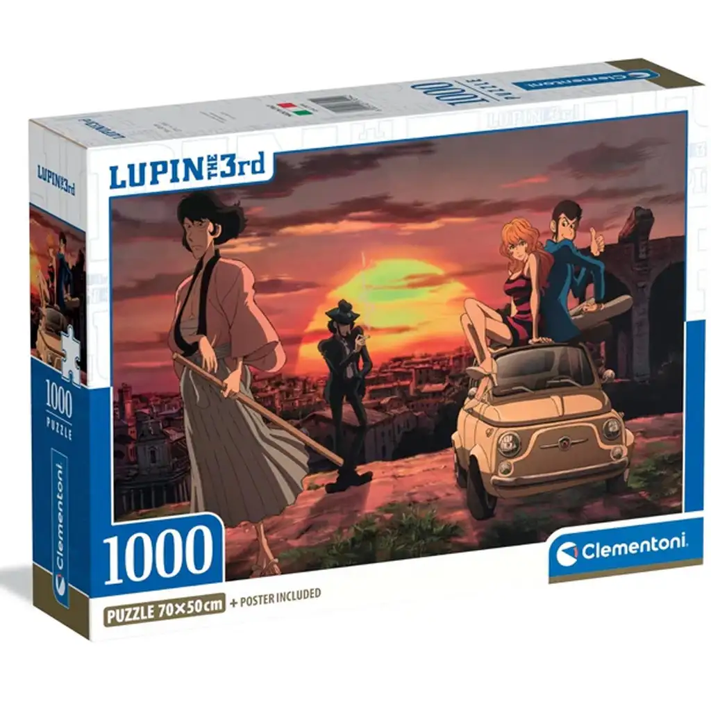 Lupin the 3rd - Olasz meló 1000db-os puzzle - Clementoni