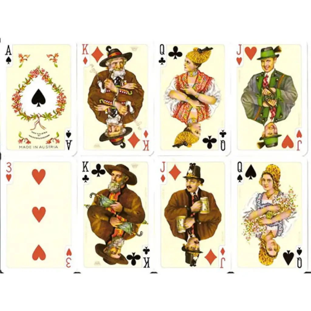 Luxus römi kártya - Folklore 2x55 lap - Piatnik kép 2