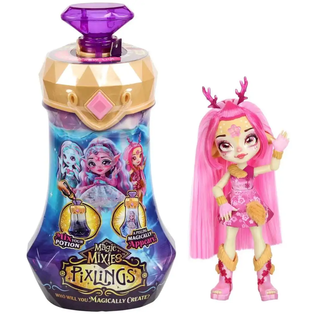 Magic Mixies: Pixlings Deerle baba fésülhető hajjal
