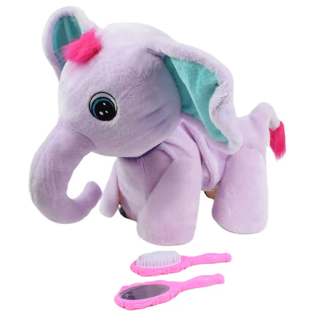 RC Cute Pet: Távirányítós interaktív plüss elefánt kiegészítőkkel 2.4GHz 40cm kép 3