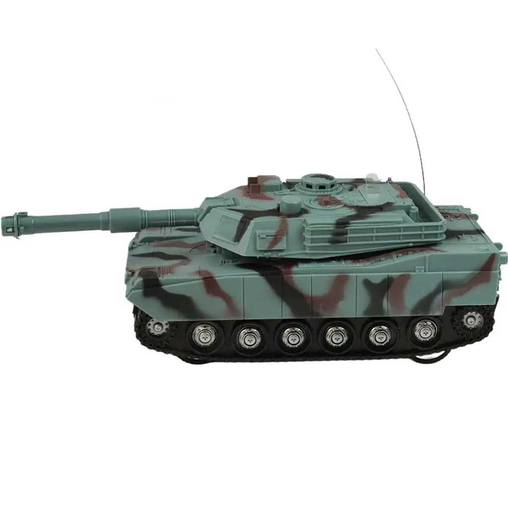 RC Távirányítós terepmintás M1 Abrams tank fénnyel és hanggal 1/32-es méretarány 22cm kép 2