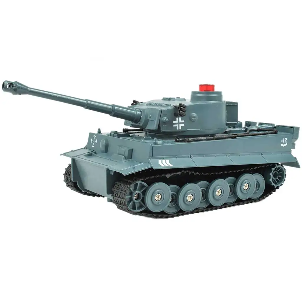 RC Távirányítós Német Tigris tank élethű funkciókkal 1/30-as méretarány 2,4GHz 30cm kép 2