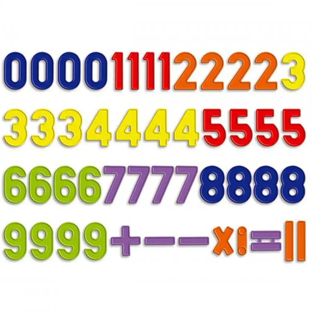 Quercetti: Mágneses számok 288db-os szett kép 2