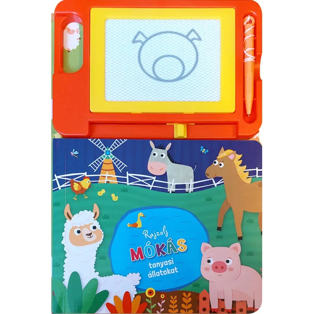 Mágnestábla - Rajzolj mókás tanyasi állatokat kép 2