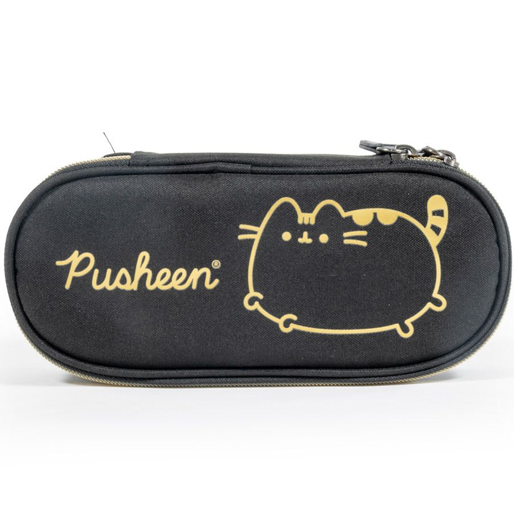 Pusheen gold ovális tolltartó 20,5x9,5x5cm kép 2