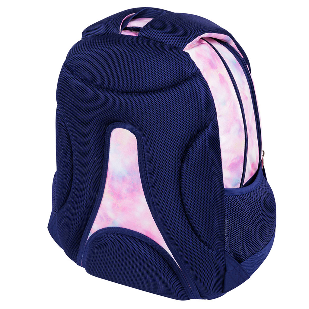 St.Right Pink sky háromrekeszes iskolatáska, hátizsák 42x30x19cm kép 3
