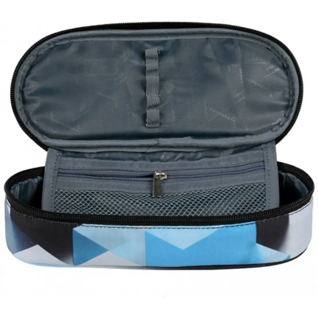 St.Right színes 3D mintás ovális tolltartó 23cm kép 2