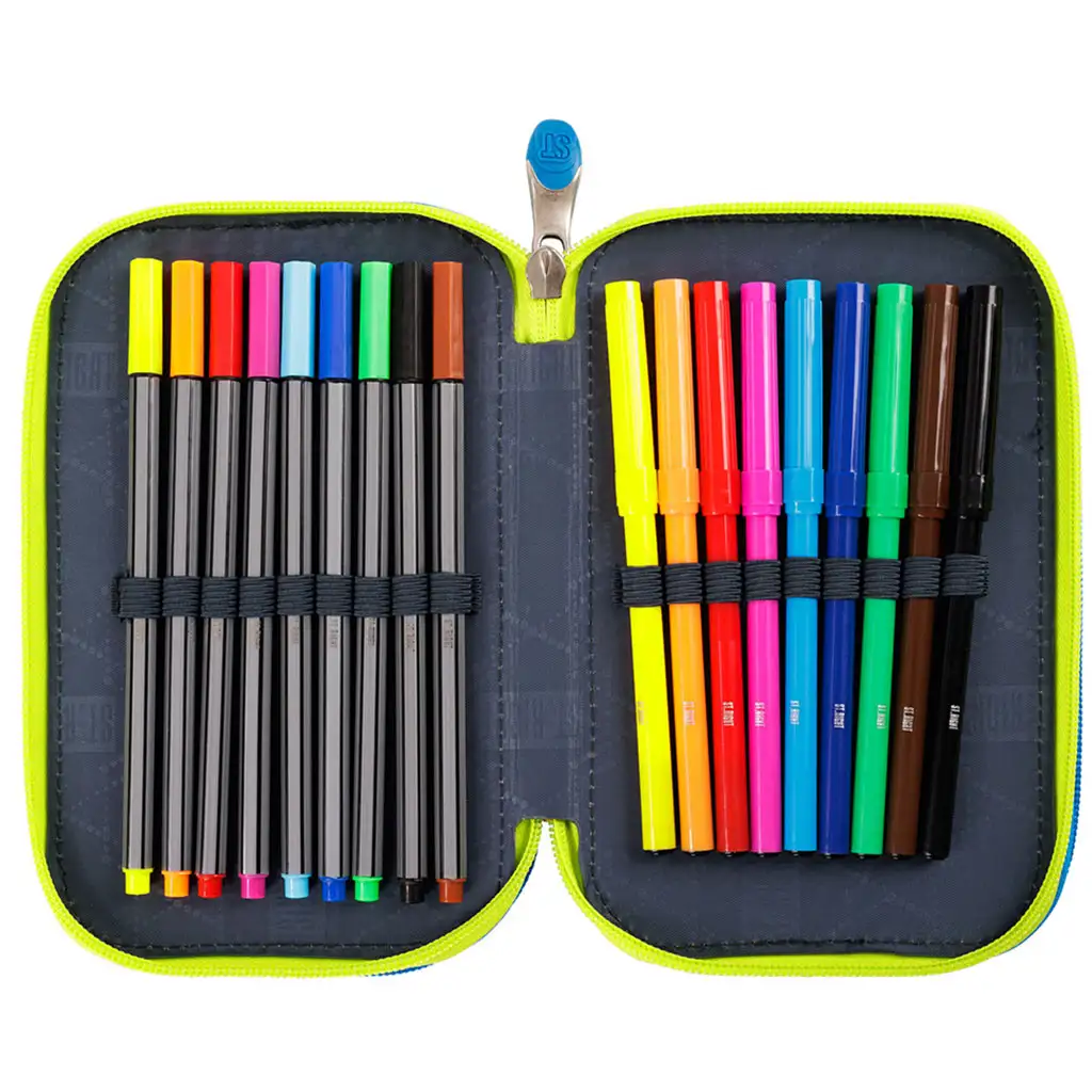 St.Right Dinoszauruszos három emeletes töltött tolltartó kép 3