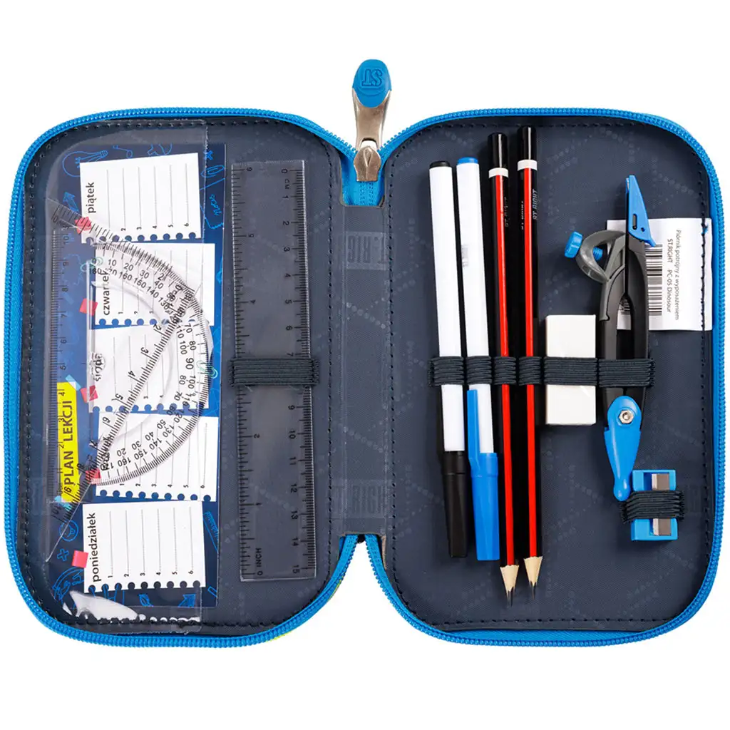 St.Right Dinoszauruszos három emeletes töltött tolltartó kép 4