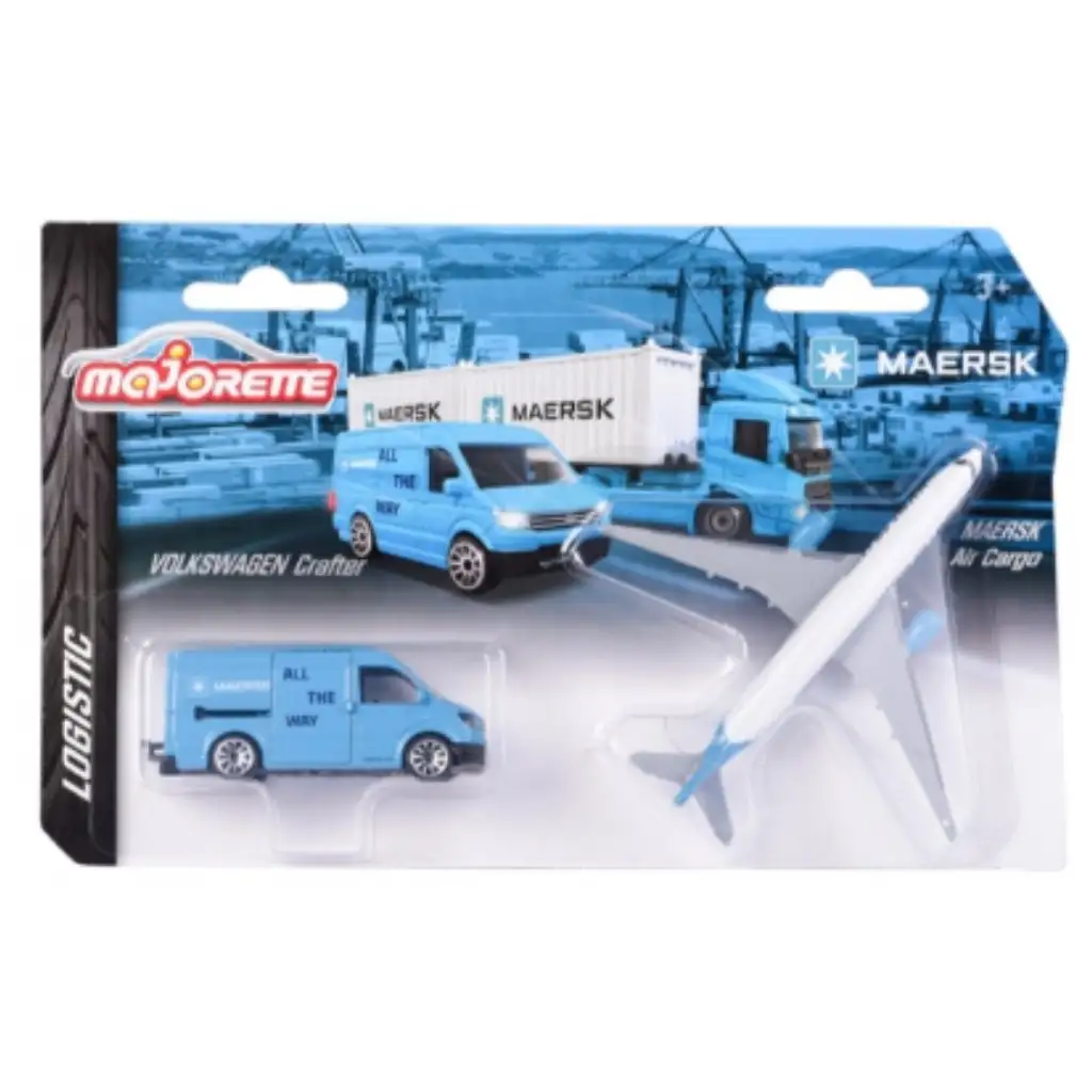 Majorette: Maersk szállítójárművek szett 1/64 több változatban - Simba Toys kép 4