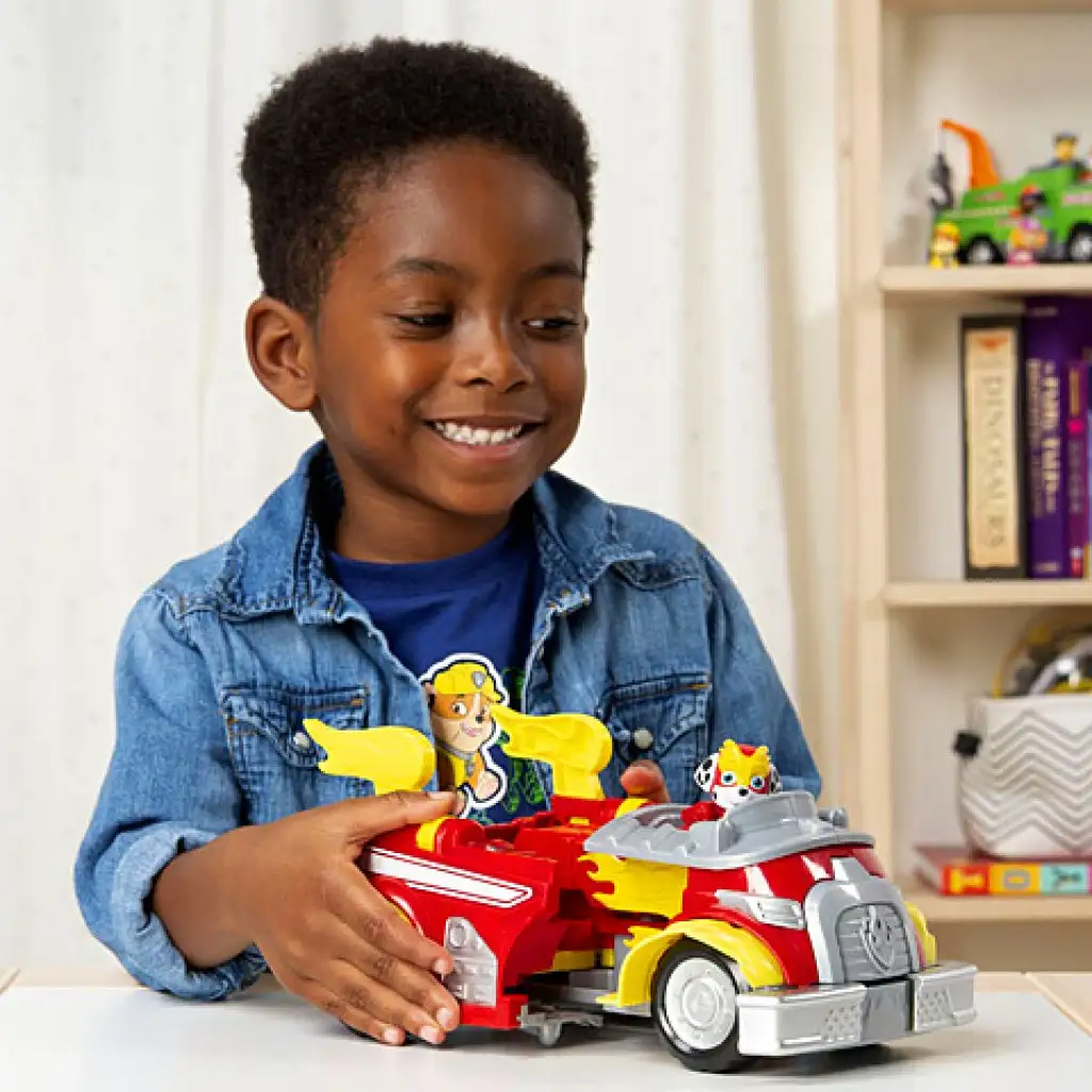 Mancs Őrjárat Mighty Pups Marshall járgánya - Spin Master kép 4