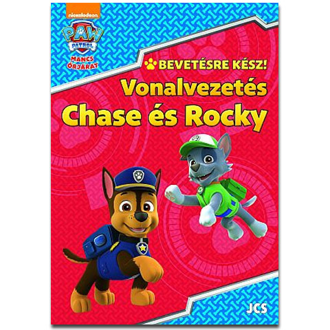 Mancs Őrjárat: Vonalvezetés - Chase és Rocky foglalkoztató füzet