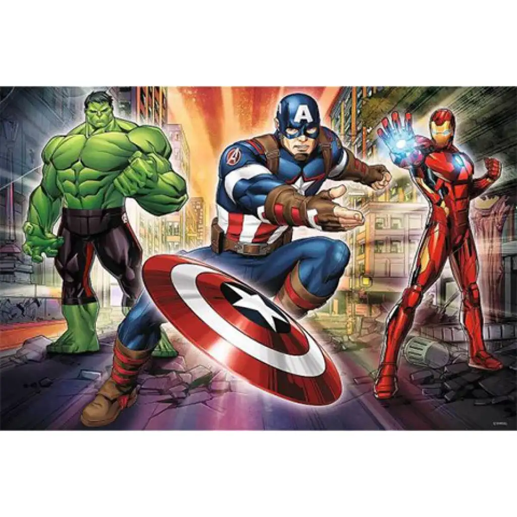 Marvel Bosszúállók Trio 24db-os Maxi puzzle - Trefl kép 2