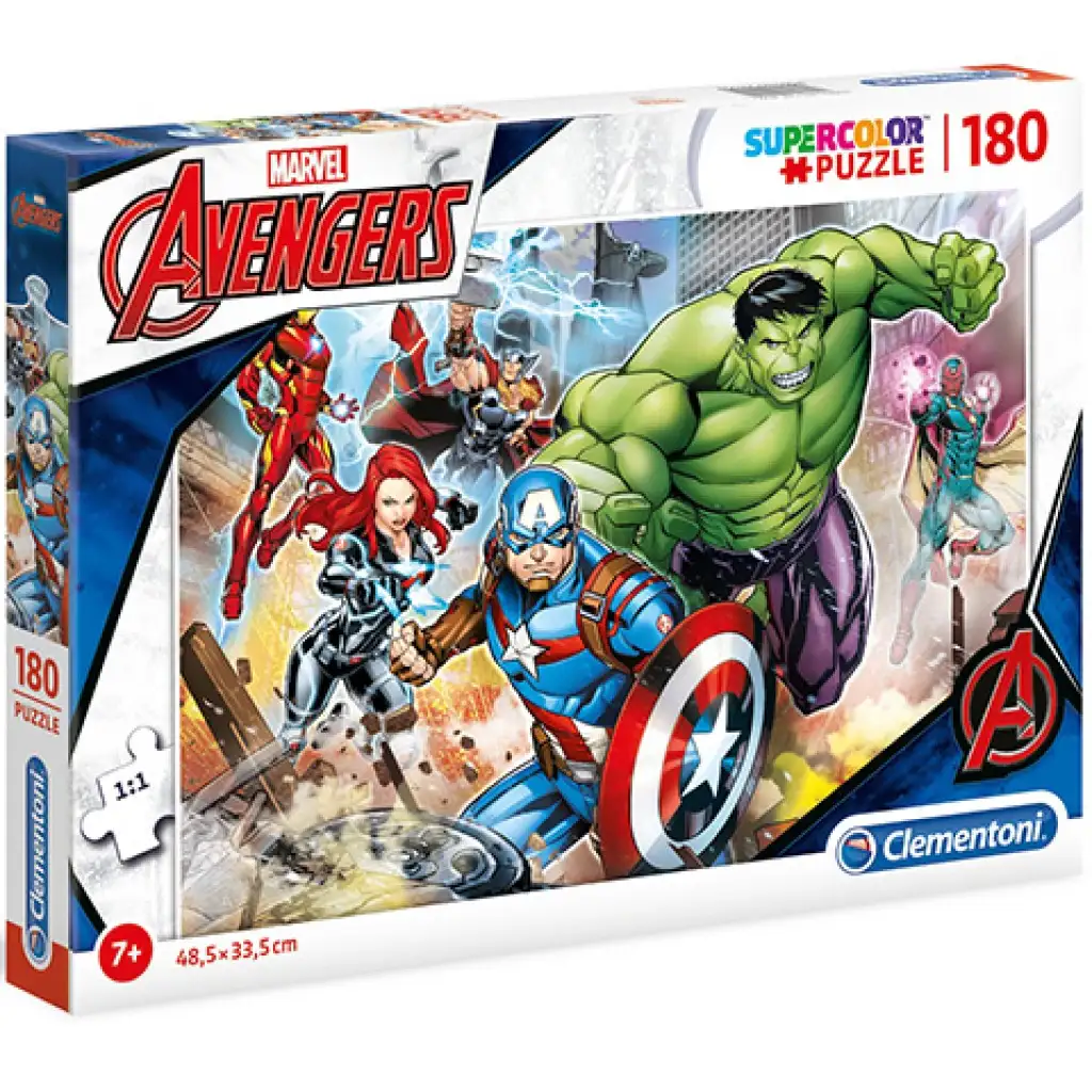 Marvel Bosszuállók Supercolor puzzle 180db-os - Clementoni