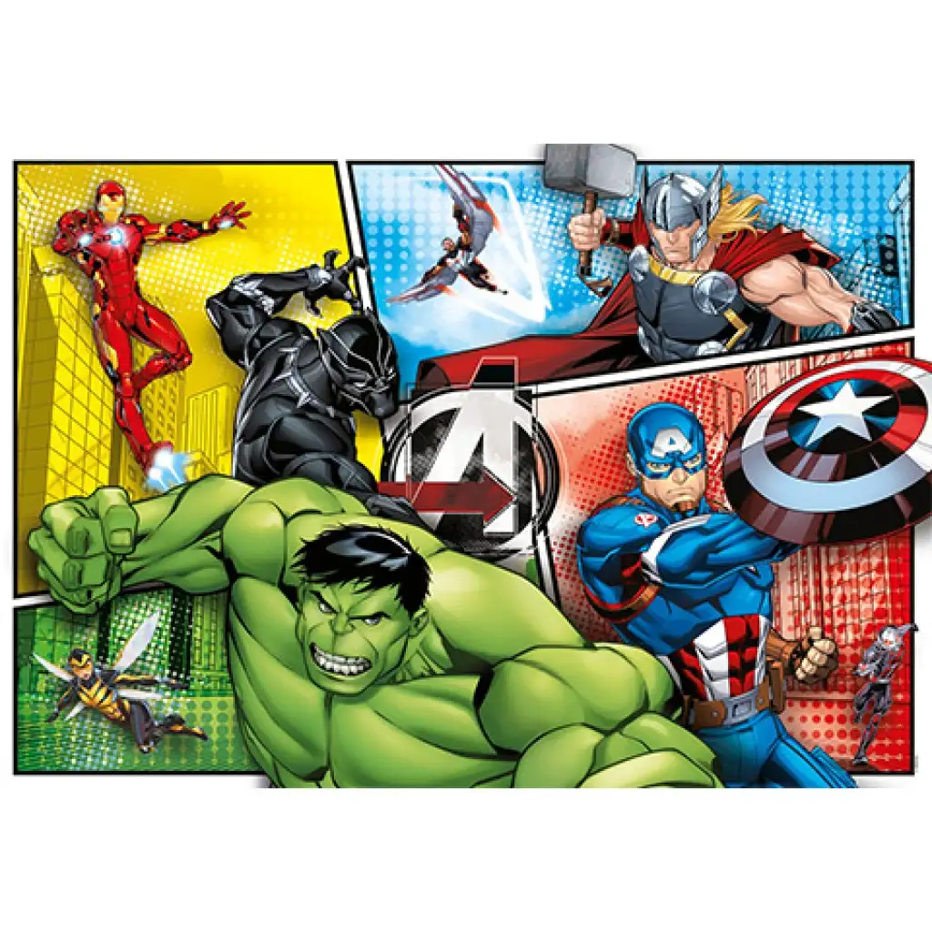 Marvel Bosszuállók Supercolor puzzle 104db-os - Clementoni kép 2