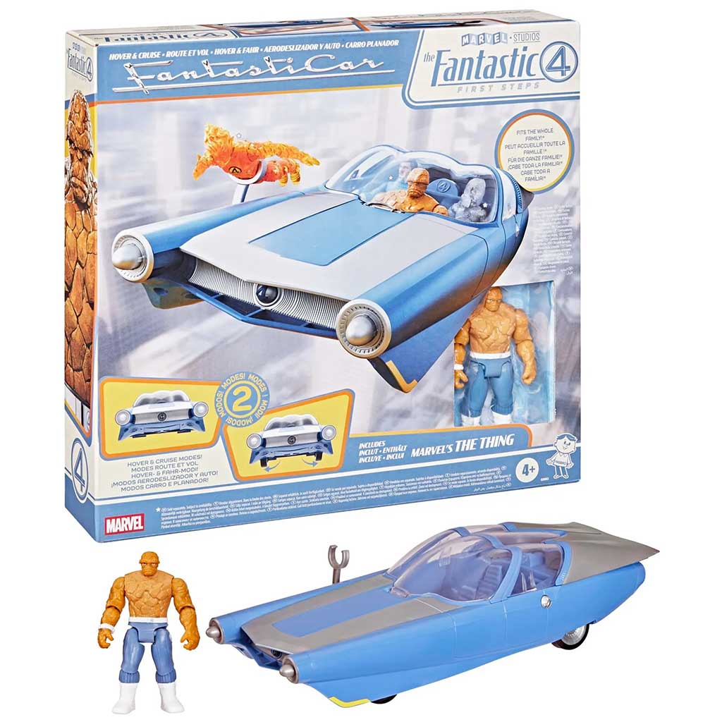Marvel A Fantasztikus 4-es Epic World of Action Lebegő és cirkáló Fantasticar - Hasbro kép 1