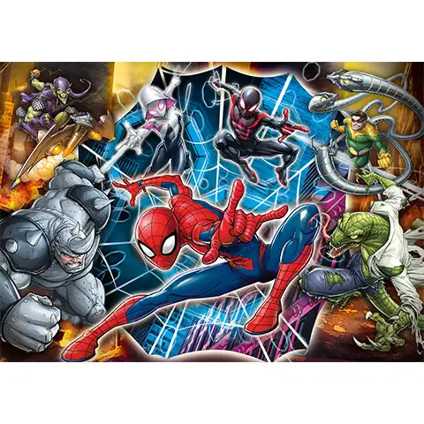 Marvel Pókember és ellenfelei 104db-os Maxi Puzzle - Clementoni kép 2