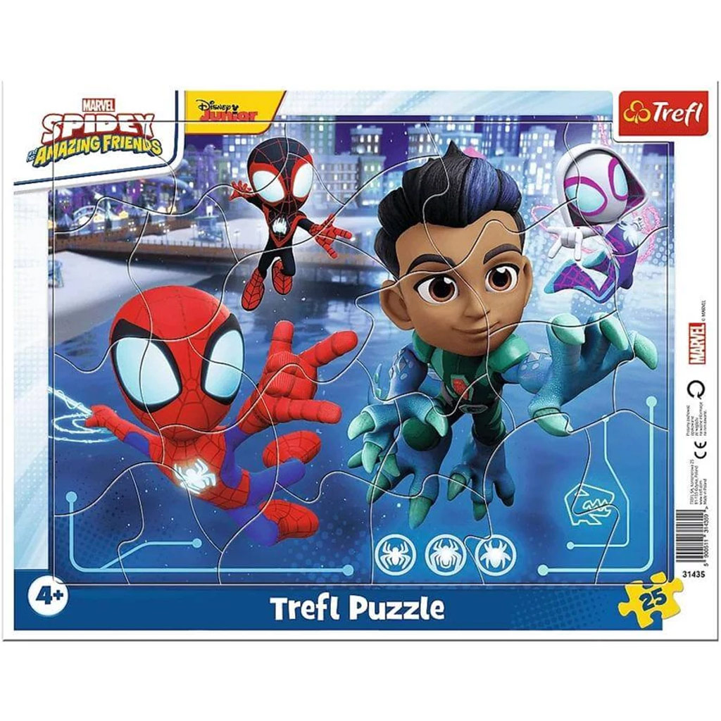 Spidey és barátai 25db-os keretes puzzle - Trefl