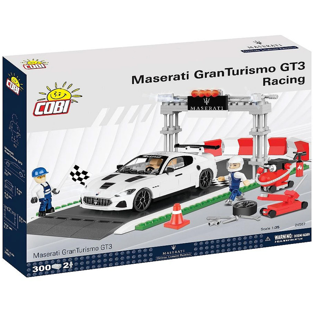 COBI: Maserati Grandturismo GT3 R versenyautó szett építőjáték (24567)