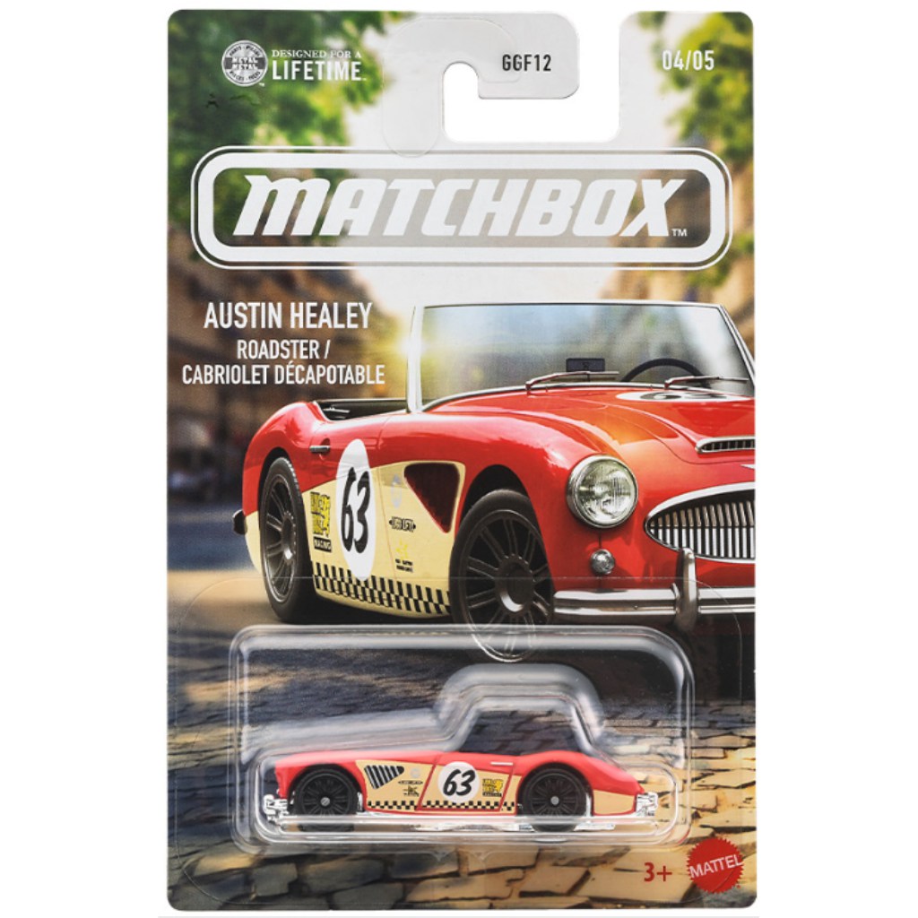 Matchbox Ikonikus Austin Healey Roadster kisautó 1/64 – Mattel