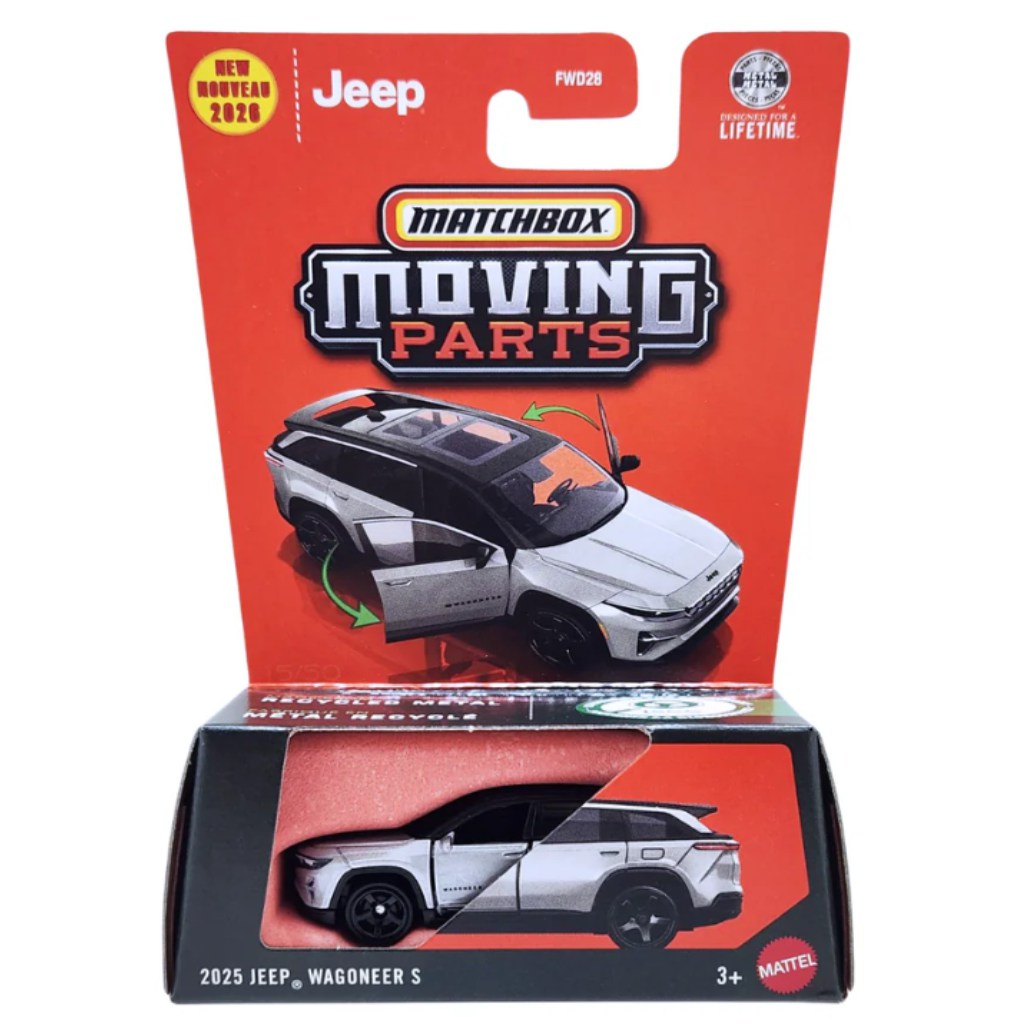 Matchbox Moving Parts: 2025 Jeep Wagoneer S nyitható kisautó 1/64 – Mattel