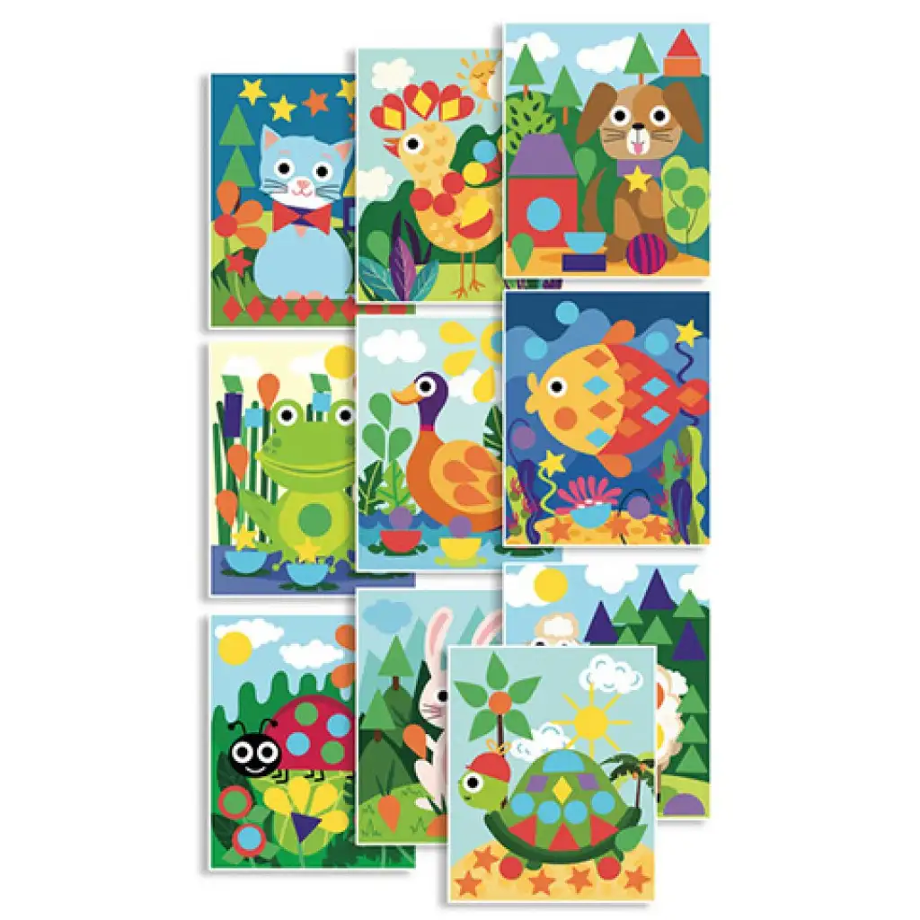 Matricás képkészítő szett - Állatok kép 2