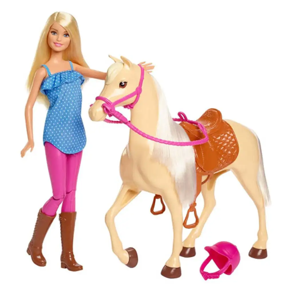 Barbie lovas szett babával - Mattel kép 4