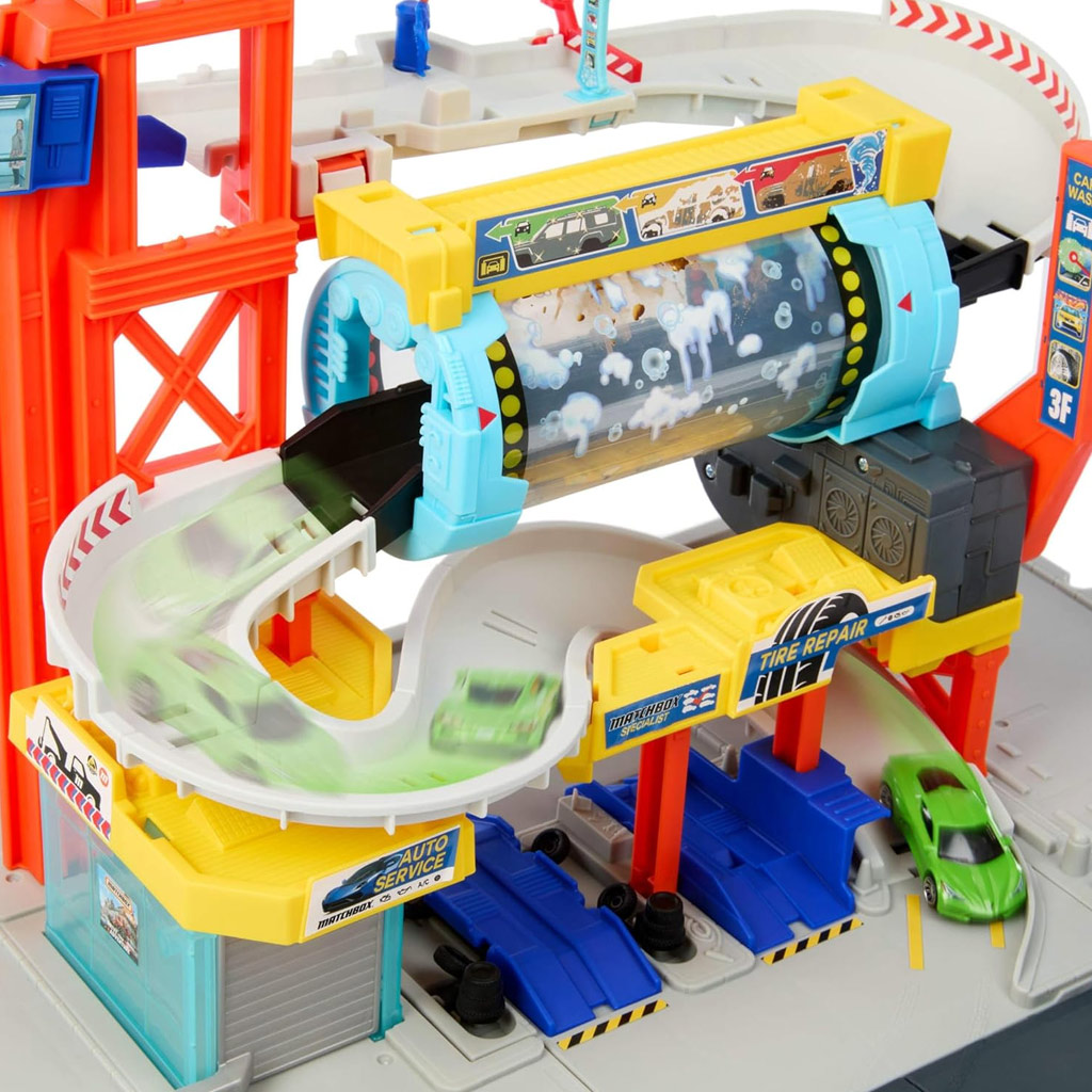 Matchbox: Spin Cyclone autómosó pályaszett – Mattel kép 4