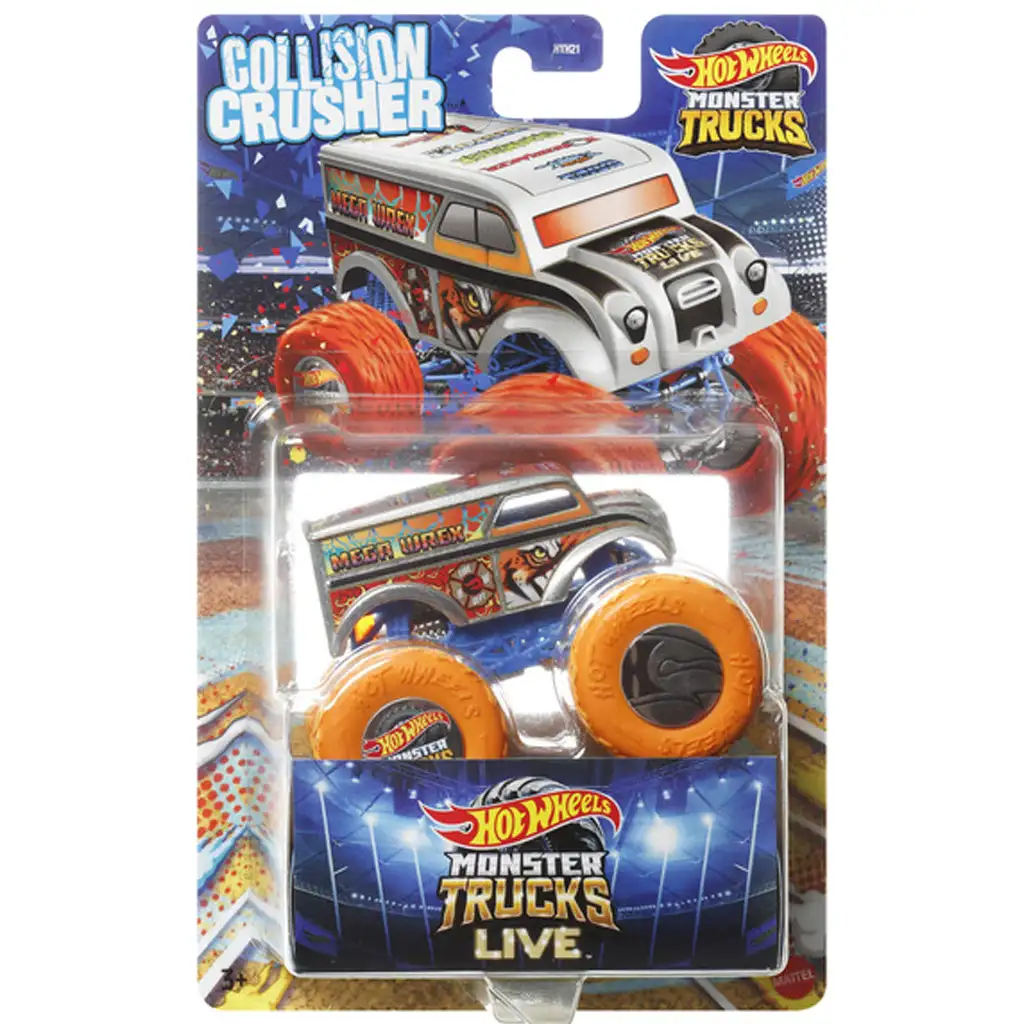 Hot Wheels Monster Trucks: Live kisautó 1/64 - Mattel