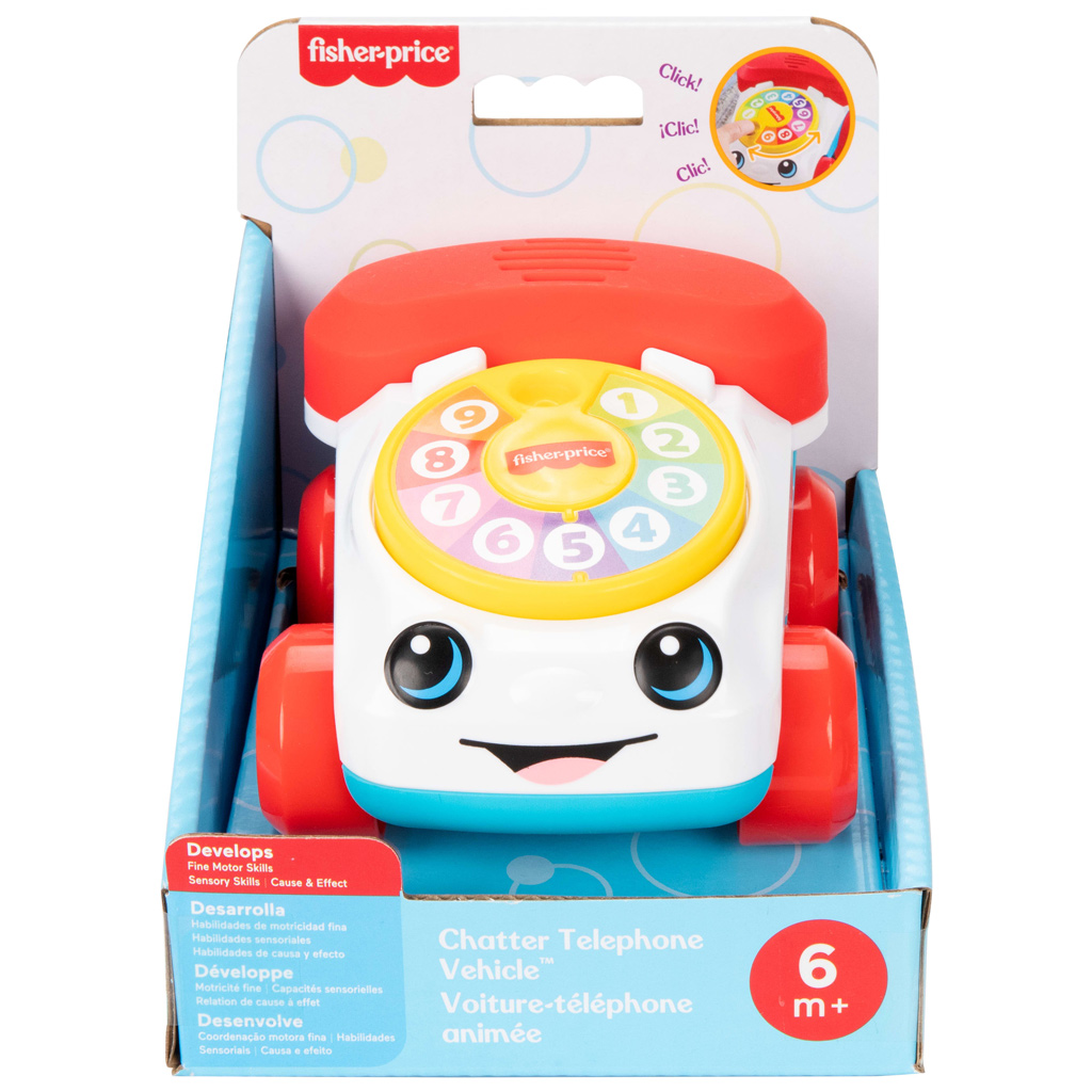 Fisher-Price: Tili-toli fecsegő telefon kisautó - Mattel