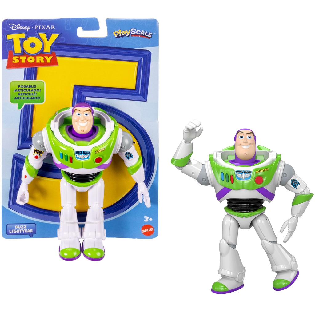 Toy Story 5 Buzz Lightyear játékfigura 18cm - Mattel kép 1