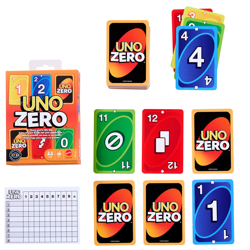 UNO Zero kártyajáték - Mattel kép 2