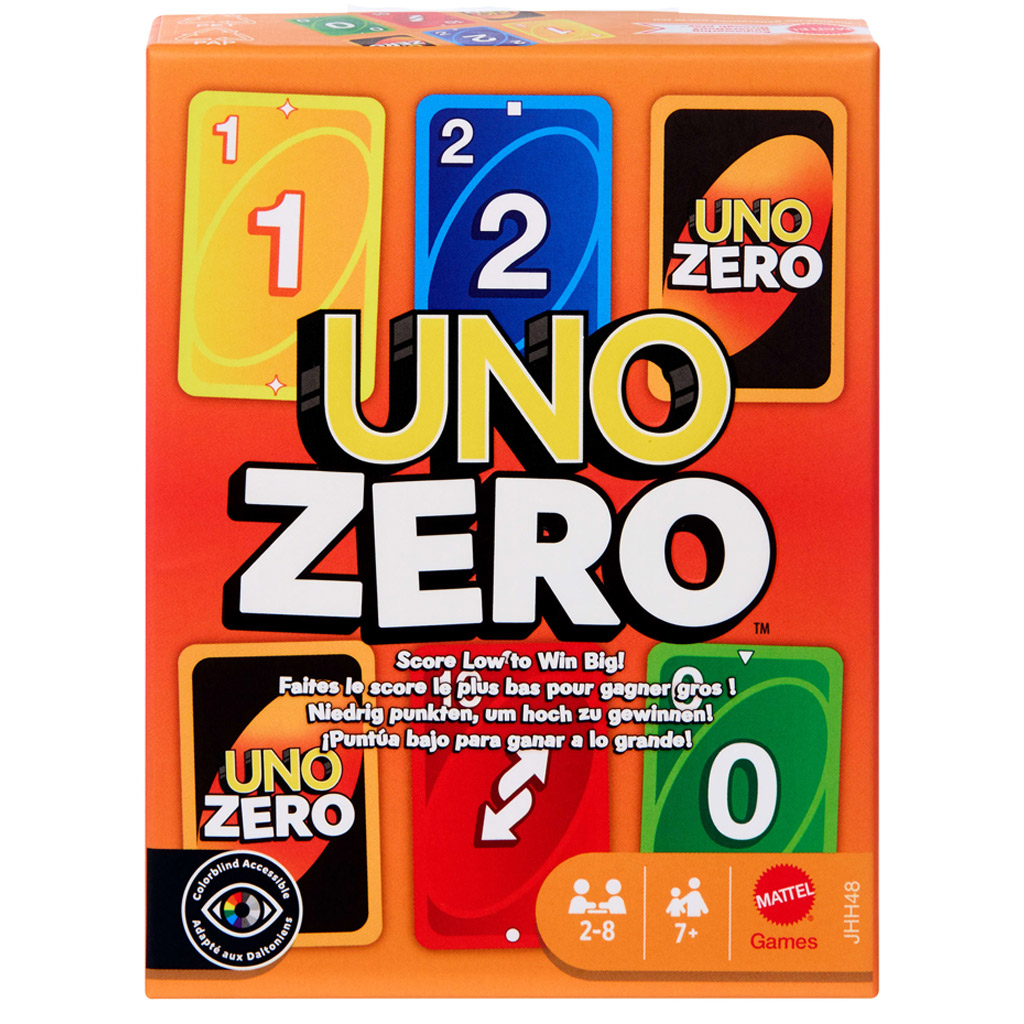 UNO Zero kártyajáték - Mattel