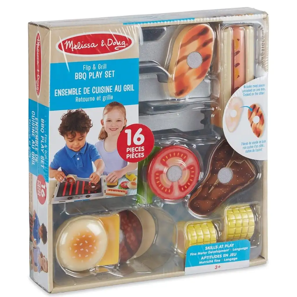 Sütés-Főzés: Grill és BBQ játékszett - Melissa & Doug kép 2