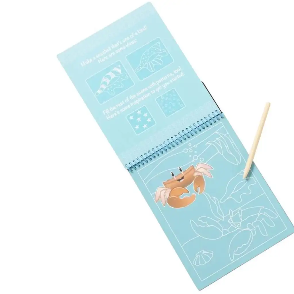 Tengeri élet képkarc készítő kreatív szett - Melissa & Doug kép 2