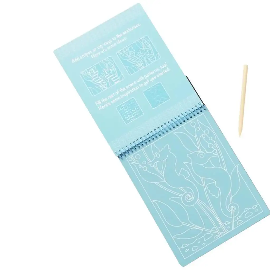 Tengeri élet képkarc készítő kreatív szett - Melissa & Doug kép 3