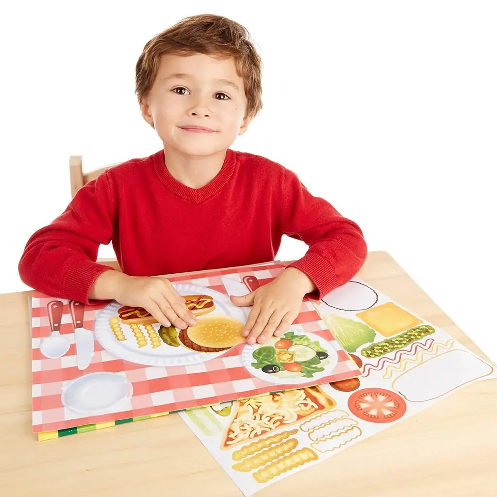 Újrahasználható matrica készlet - Ételkészítés - Melissa & Doug kép 3