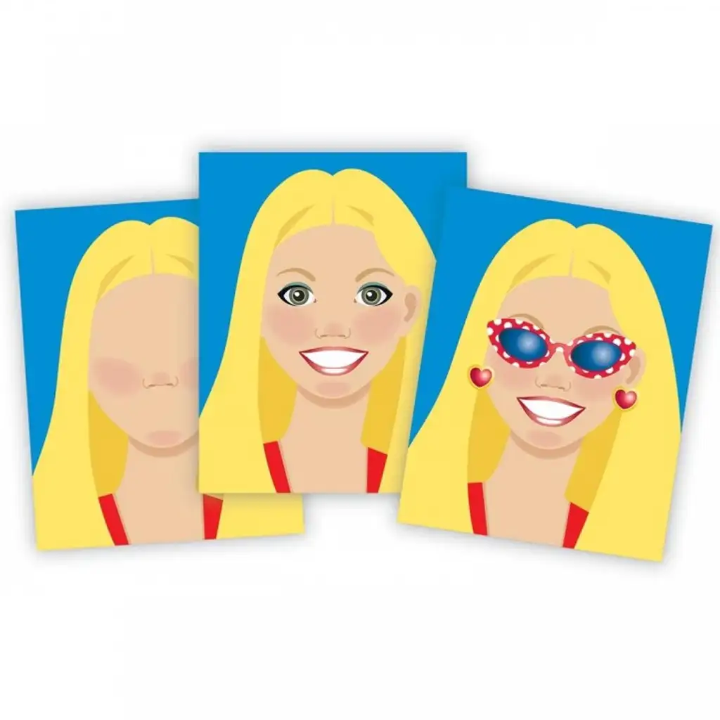 Melissa & Doug: Készíts arcot matricás kreatív szett kép 3