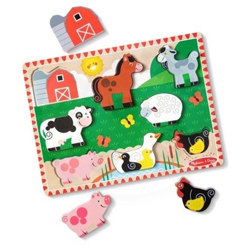 Melissa&Doug: Állatos kirakó - Farm - Spin Master