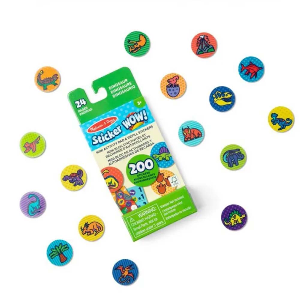Melissa&Doug: Mini Sticker Wow! - Dinó - Spin Master kép 2