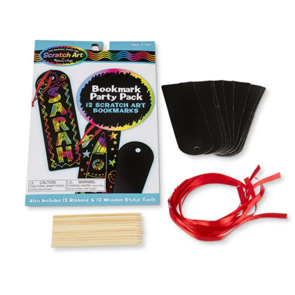 Party könyvjelző képkarcoló szett - Melissa & Doug kép 2