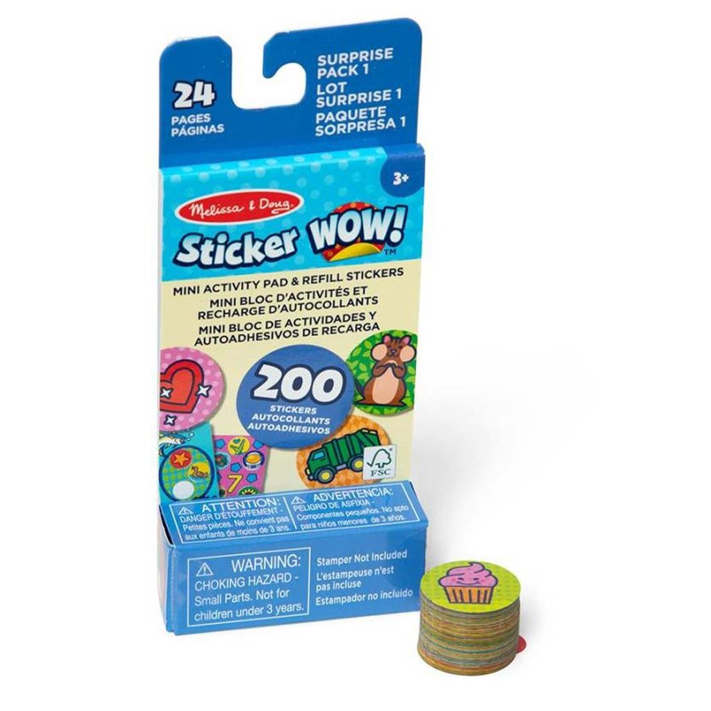 Melissa&Doug: Mini Sticker Wow! - Meglepetés csomag - Spin Master