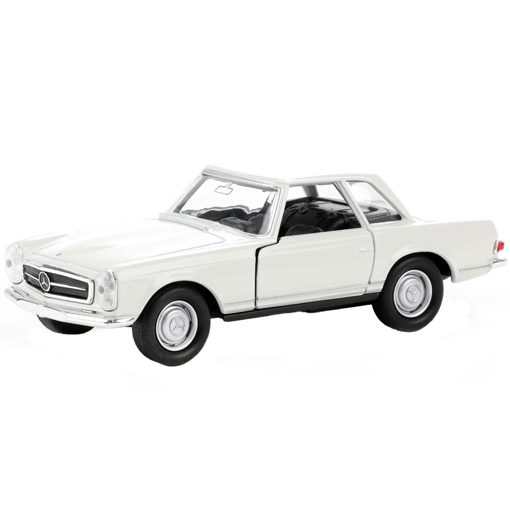 Welly: Mercedes-Benz 1963 230SL fém kisautó modell többféle változatban 11cm kép 2
