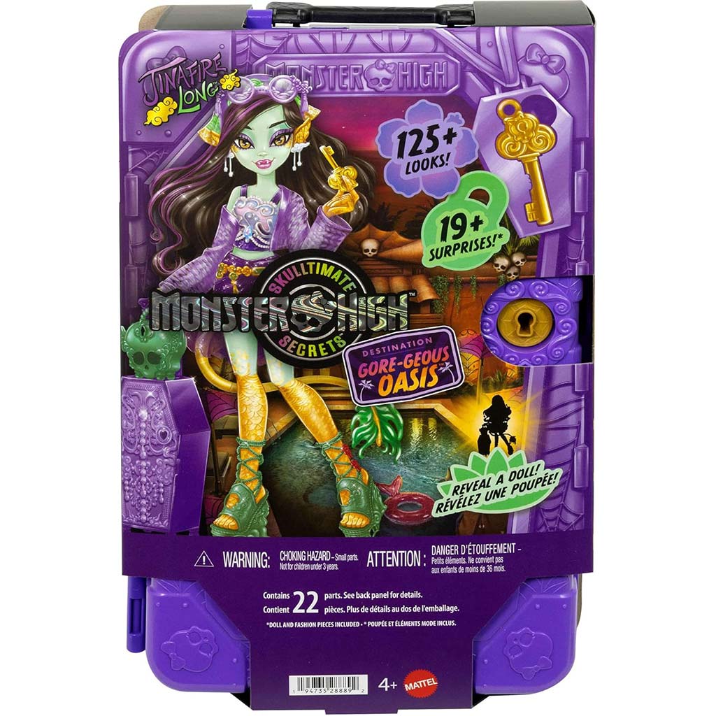Monster High Szörnyen Jóbarátok titkai: Rémes utazás Jinafire Long baba - Mattel kép 2