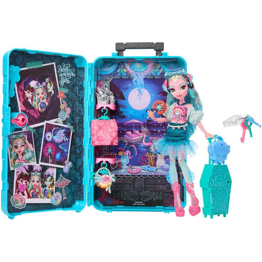 Monster High Szörnyen Jóbarátok titkai: Rémes utazás Lagoona Blue baba - Mattel kép 3
