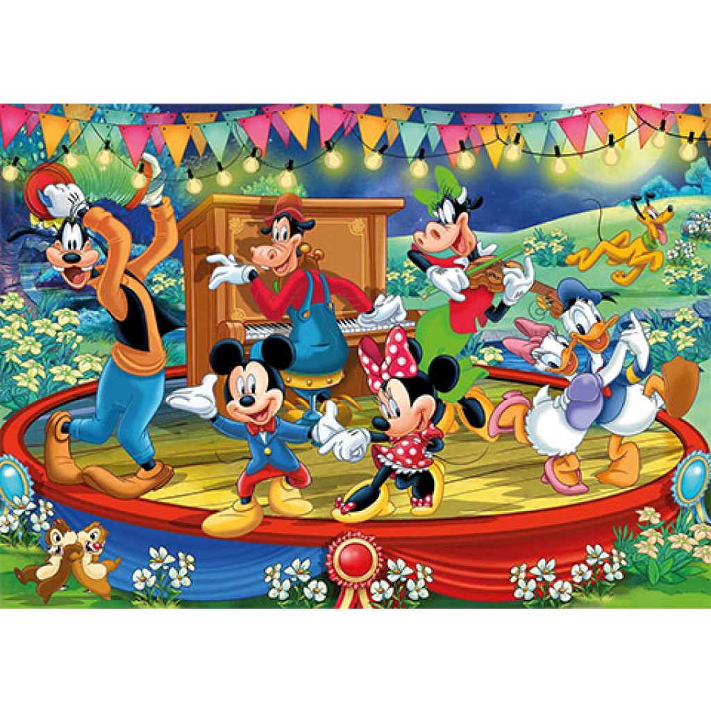 Mickey egér Supercolor 2 az 1-ben puzzle 2x60db-os - Clementoni kép 3